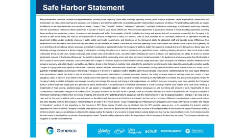 Safe Harbor image - click to open PDF version